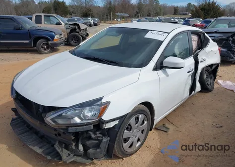 2016 Nissan Sentra S из США, поврежденный, VIN 3N1AB7AP4GY244644